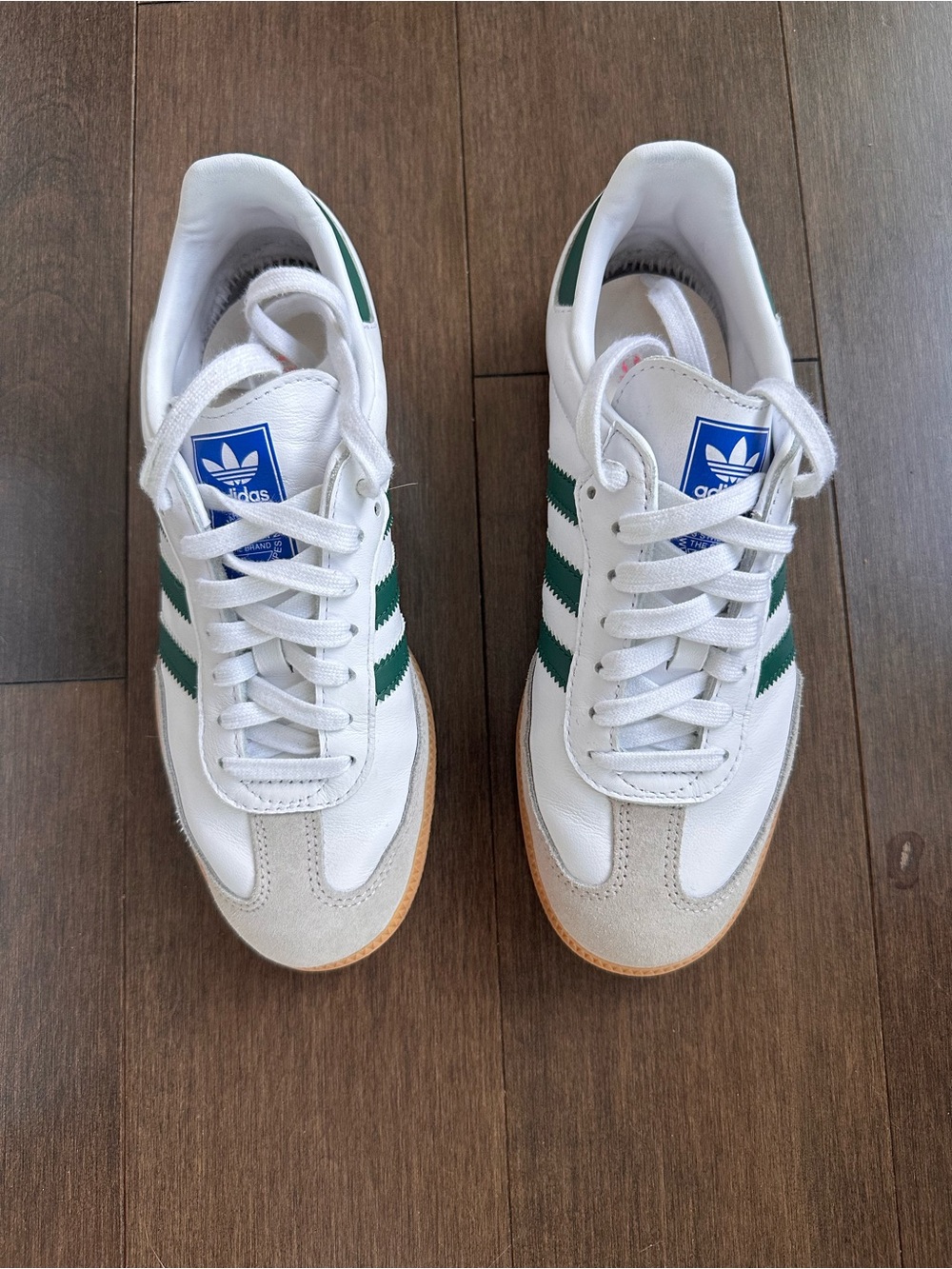 Adidas Samba OG Collegiate Green Stripes Size 5 1/2 men’s (size 7 women) - Picture 2 of 4